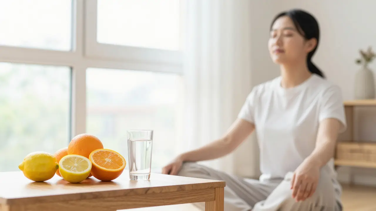 Relaxační techniky a citrony pro zmíření úzkosti z konopí